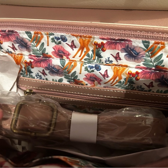 Disney Loungefly brand new xBambi floral Crossbody purse - Picture 5 of 12